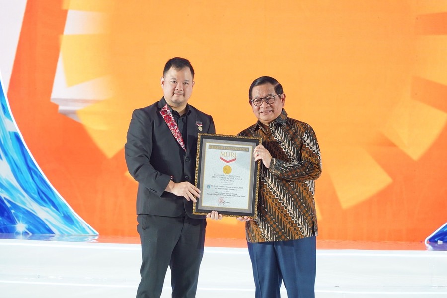 Sambung 206.537 Pipa Air Minum, PAM JAYA dan Pemprov DKI Raih Rekor MURI