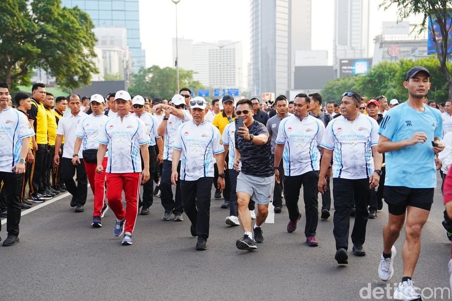 Kapolri Gelar Pekan Olahraga, Libatkan Ribuan Warga di CFD Monas Jelang Hari Bhayangkara ke-80