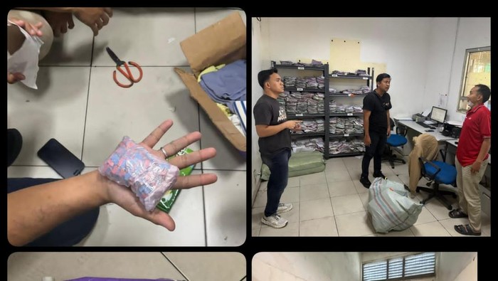 327 Butir Ekstasi Diselundupkan via Paket Baju di Sulsel, Kurir ABG Diciduk
