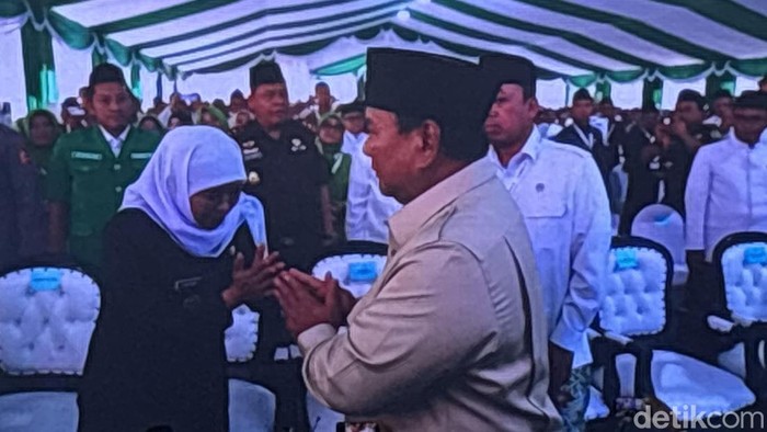 Prabowo Hadiri Puncak Munas Alim Ulama dan Konbes NU di Bangkalan Madura