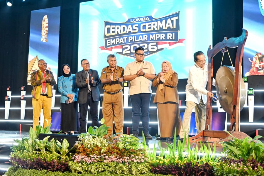 9 SMA Terbaik Sulteng Adu Wawasan Kebangsaan di LCC Empat Pilar MPR RI