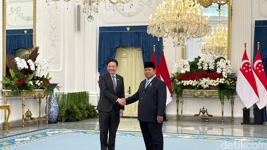 Prabowo Sambut PM Singapura Lawrence Wong di Istana, 26 Nota Kesepakatan Disiapkan