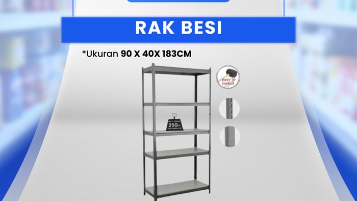 Cuma di Transmart Full Day Sale Rak Besi Rp 800 Ribuan