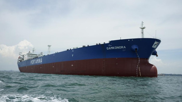 Kapal Tanker MT Gamkonora Bawa 450 Ribu Barel Minyak Mentah dari Aljazair ke Cilacap