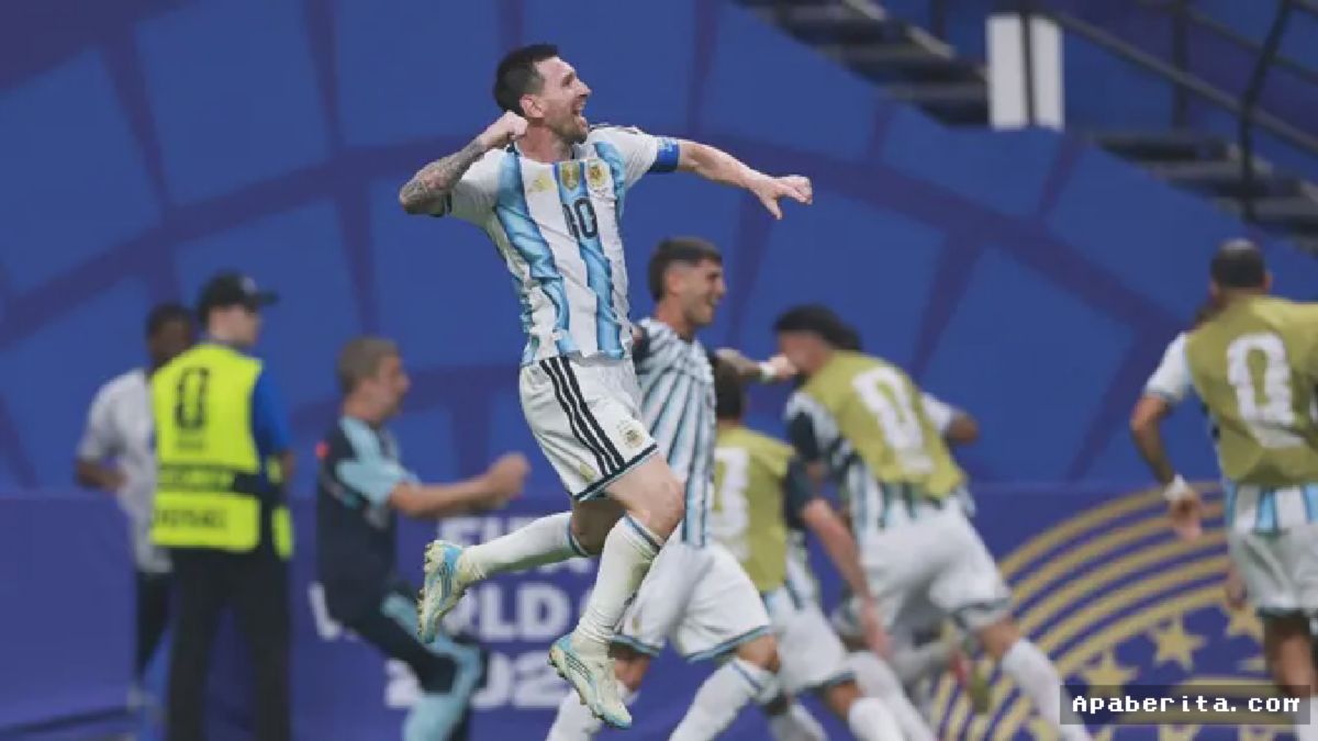 Atlanta — Argentina Kalahkan Mesir 3-1, Messi Cetak Brace dan Selebrasi Ikonik