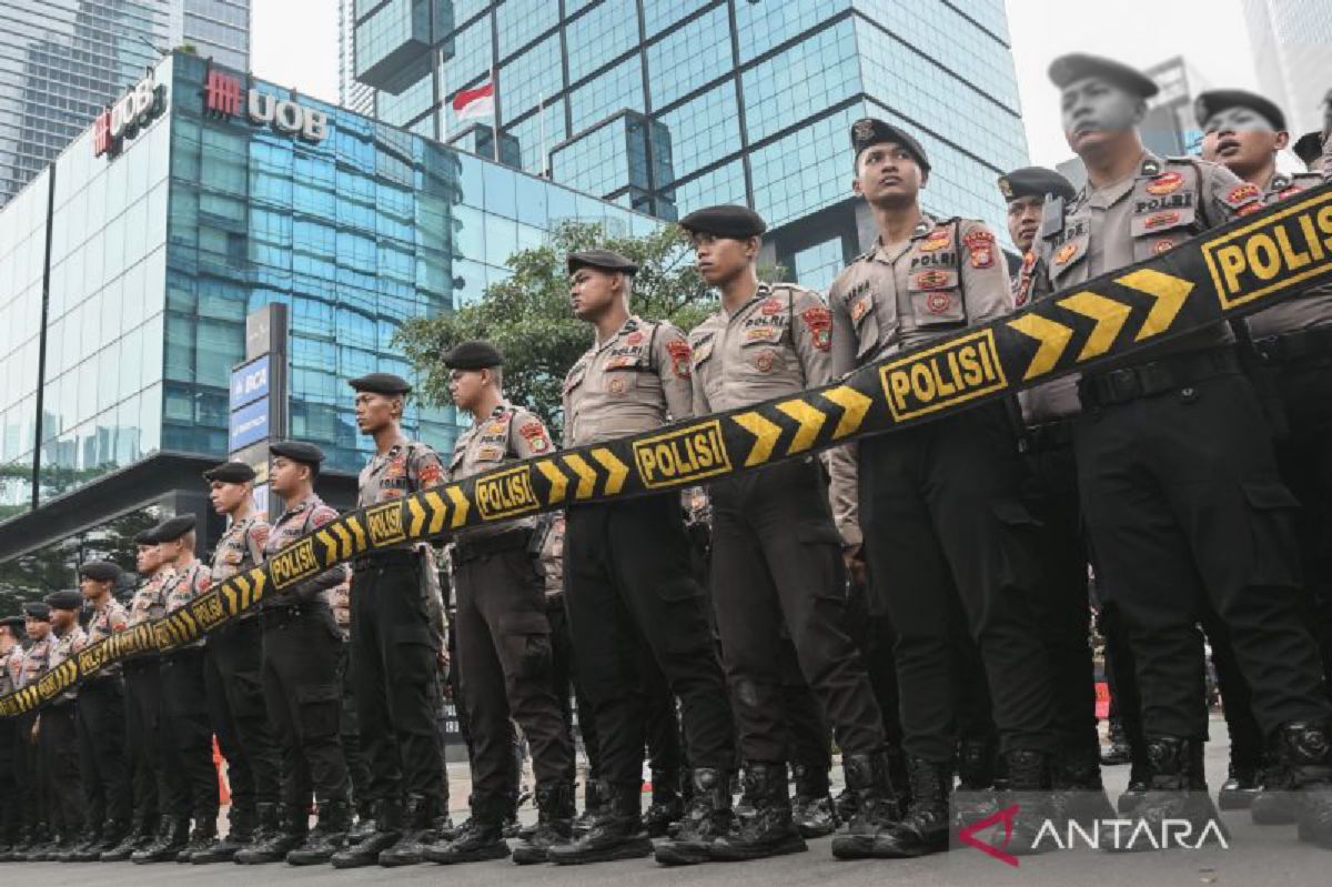 569 Personel Polisi Dikerahkan Amankan Unjuk Rasa Jakarta Pusat