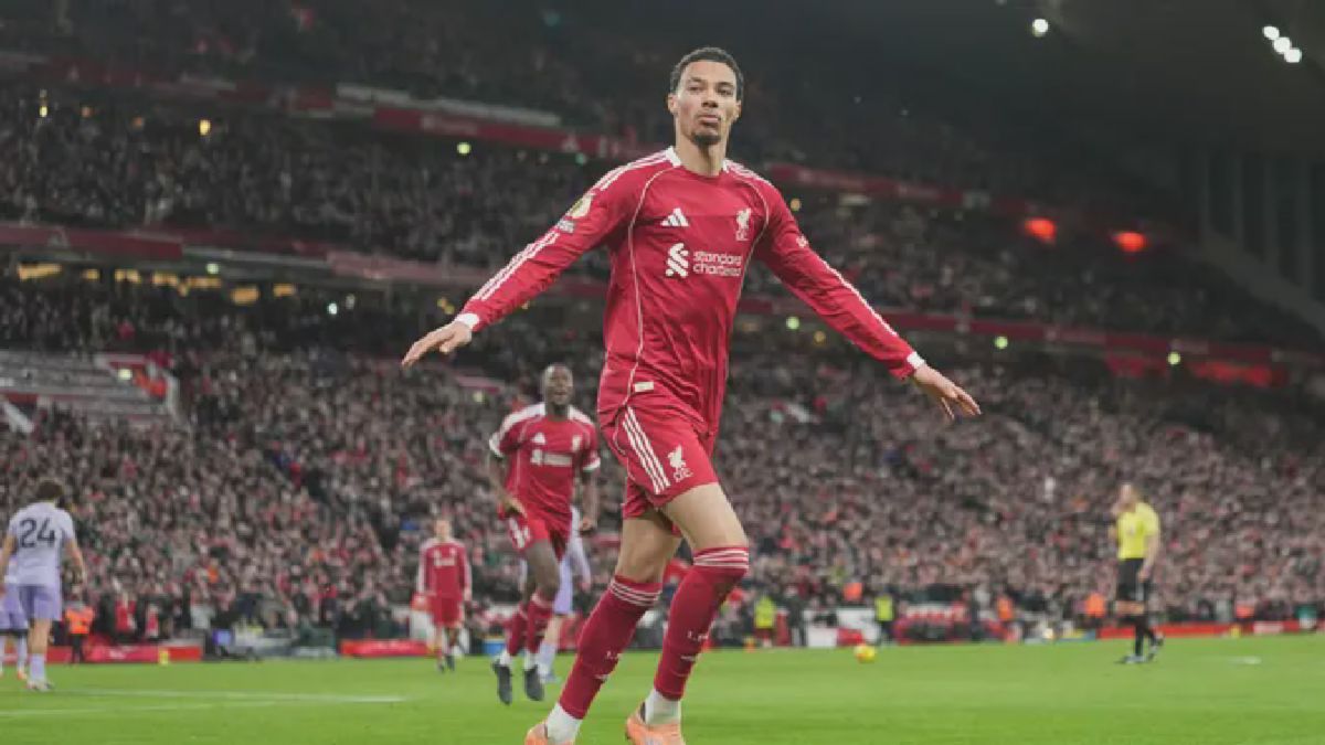 Hugo Ekitike Borong Dua Gol, Liverpool Gilas Brighton 3-1
