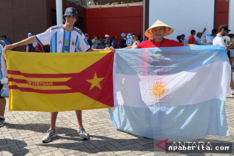 Atlanta — Suporter Internasional Dukung Messi di Stadion