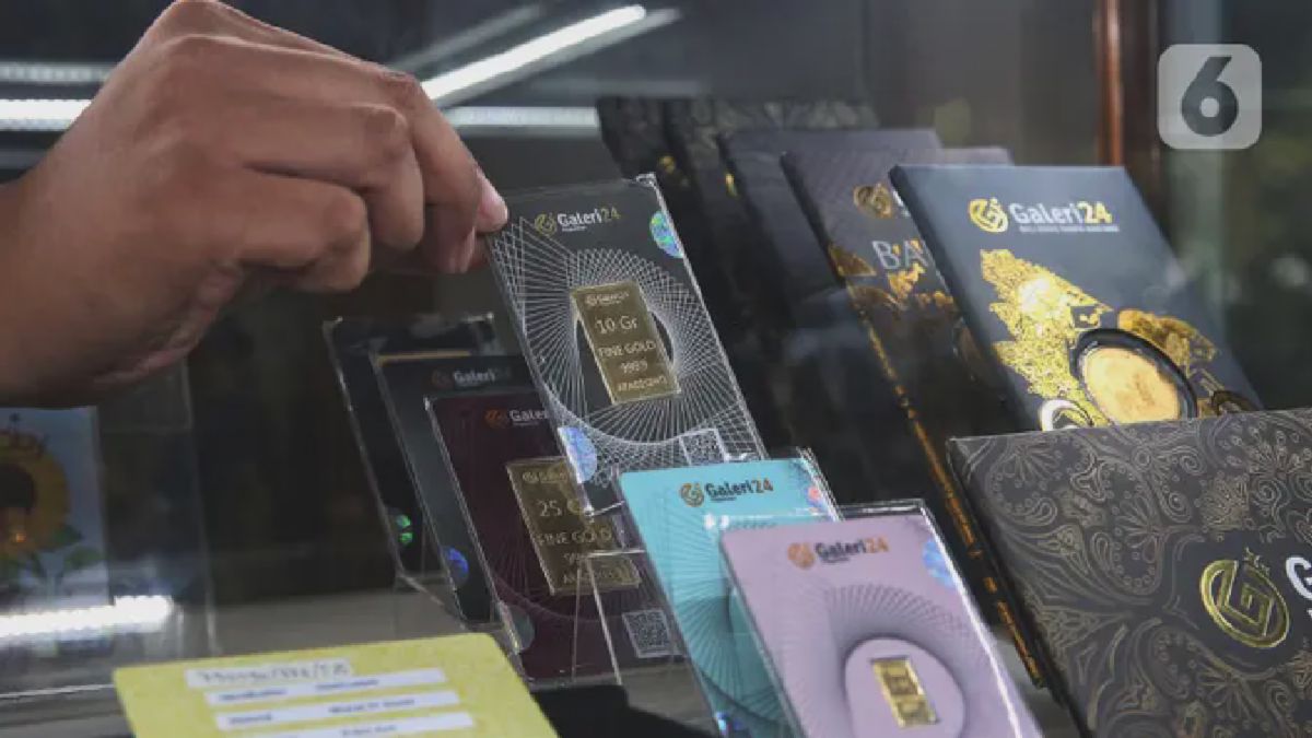 Pegadaian — Harga Emas Antam Turun Rp20 Ribu per Gram