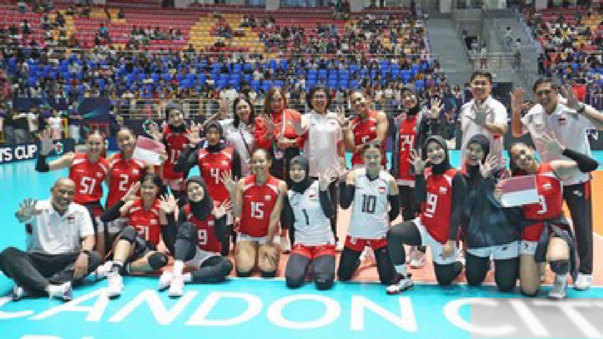 Timnas Voli Putri Indonesia Taklukkan Australia 3-0, Lolos Perempat Final AVC