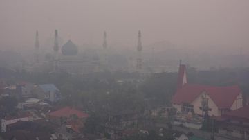 Pekanbaru Diselimuti Asap, Kualitas Udara Berbahaya